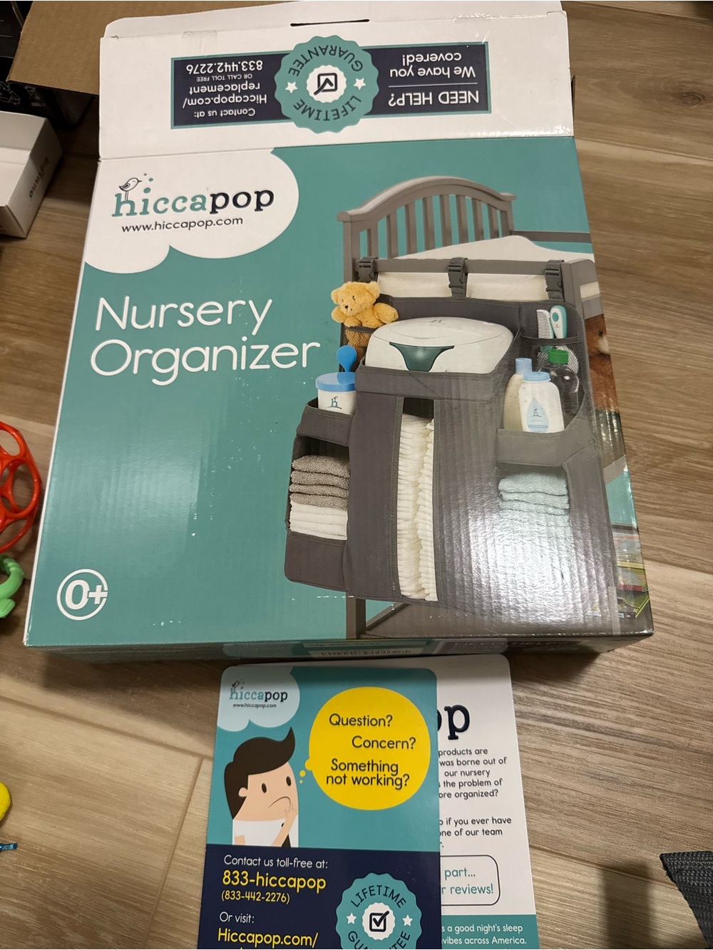 Hiccapop nursery organizer